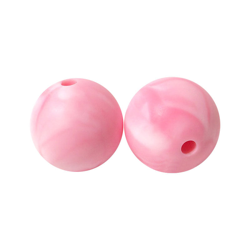 100 12mm Round Silicone Beads