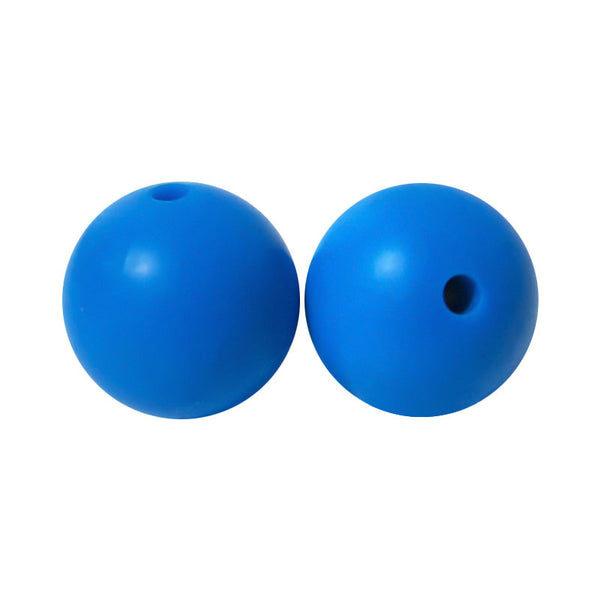 100 12mm Round Silicone Beads