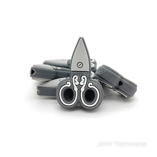 Scissor Silicone Focal Beads