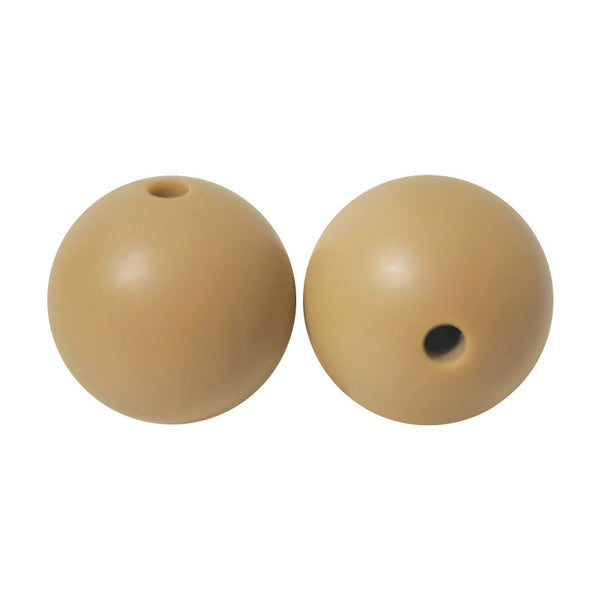 100 12mm Round Silicone Beads