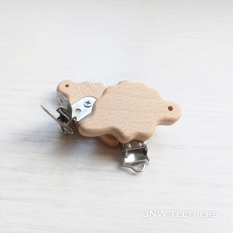 JNW Teethers dino wooden clip
