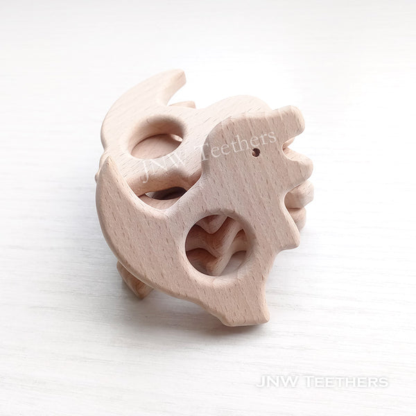 Dino Wooden Teether