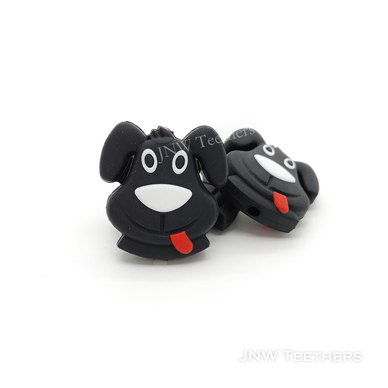 Black Dog silicone focal beads