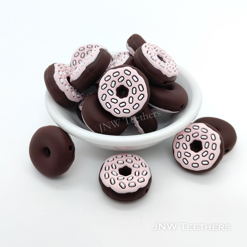 Perles focales en silicone donut