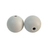 100 12mm Round Silicone Beads