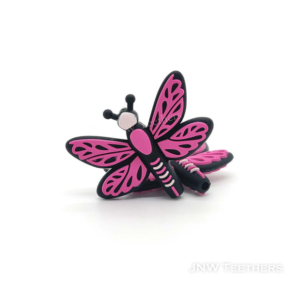 3D dragonfly silicone focal beads