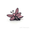 3D dragonfly silicone focal beads pink