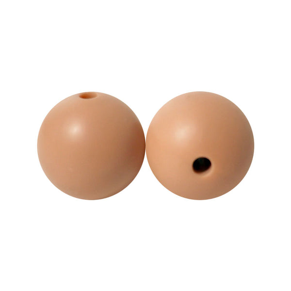 100 12mm Round Silicone Beads