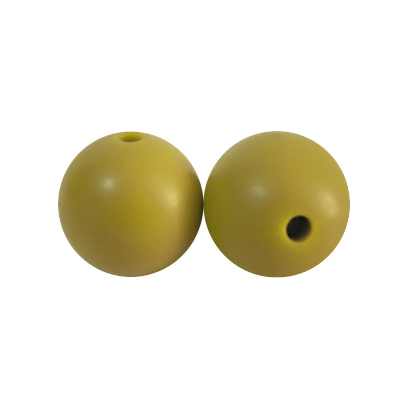 100 12mm Round Silicone Beads