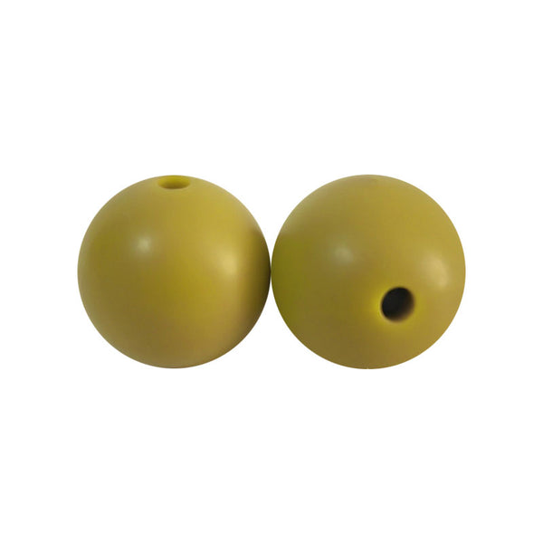 100 12mm Round Silicone Beads
