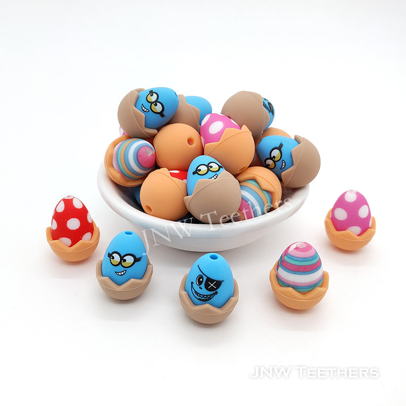Easter Eggs silicone focal beads