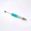 Blue  Plating Gradient Plastic Beadable Pens