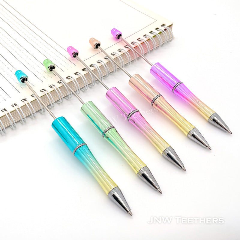  Plating Gradient Plastic Beadable Pens