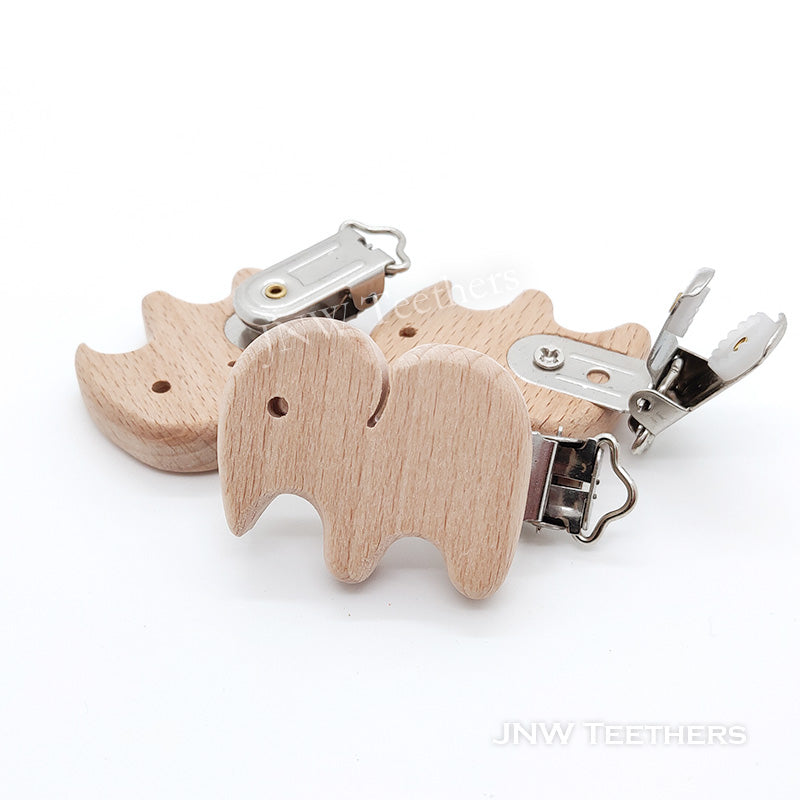 Elephant wood clip