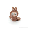 Light brown monster doll focal silicone beads