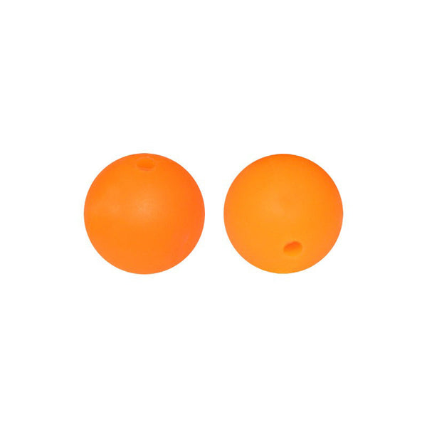 100 12mm Round Silicone Beads