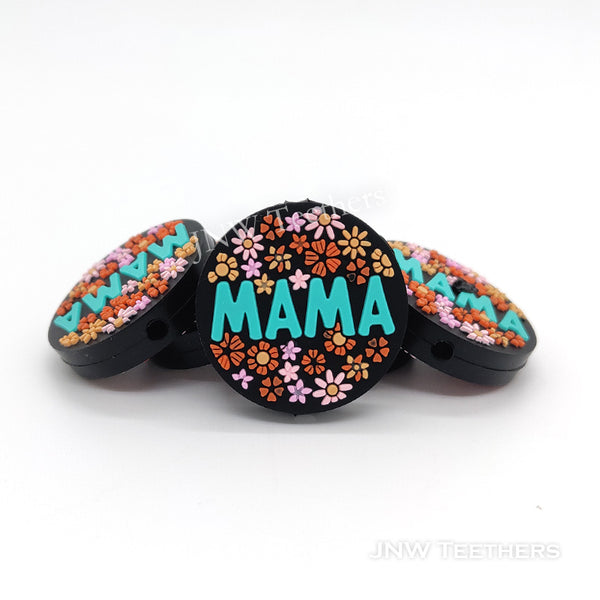 Flower Mama Silicone Focal beads