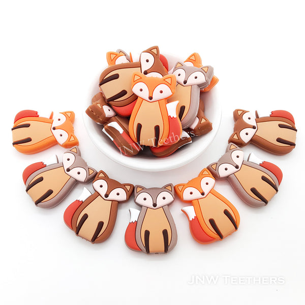 Fox silicone focal beads