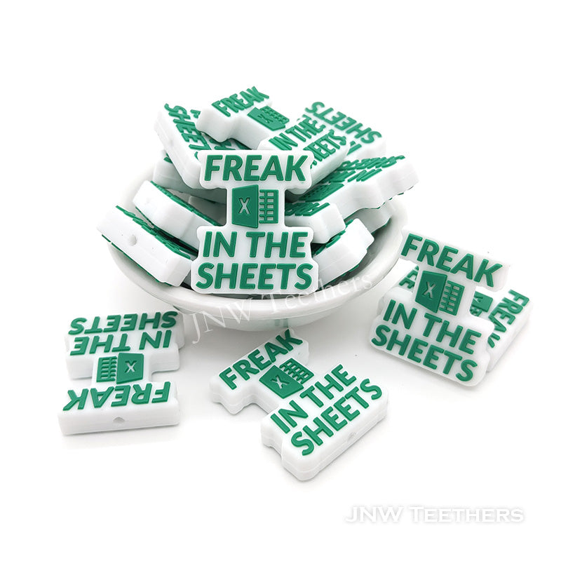 Freak in the sheets silicone focal beads