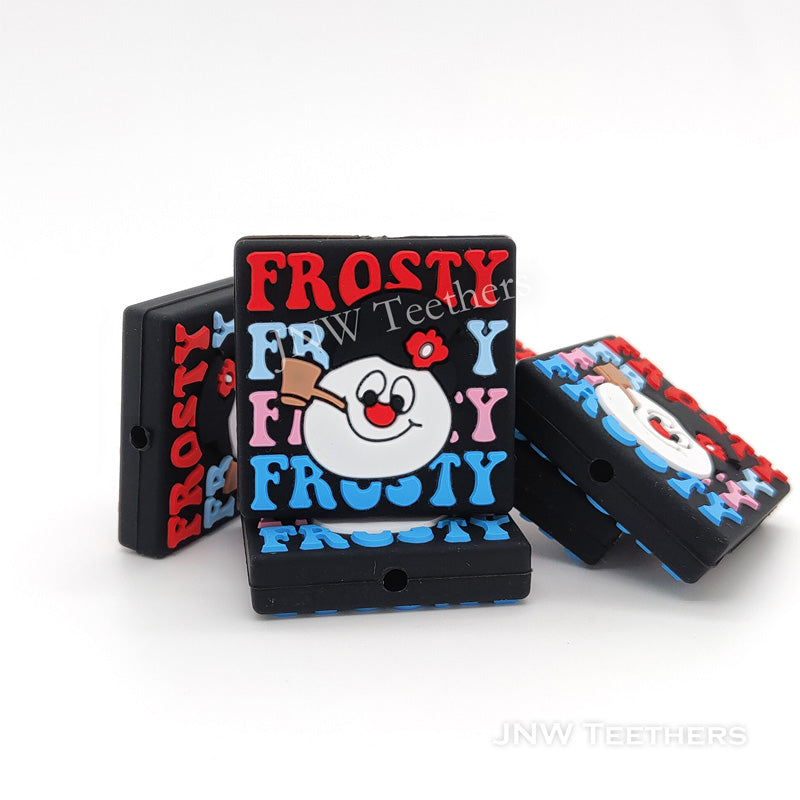 Frosty Popeye Silicone Snowman Focal Beads