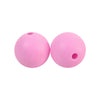 100 12mm Round Silicone Beads