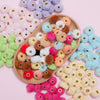 Faux Fur Poms spacer beads