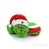 GR21 3D Santa Grinc in red hat silicone focal beads