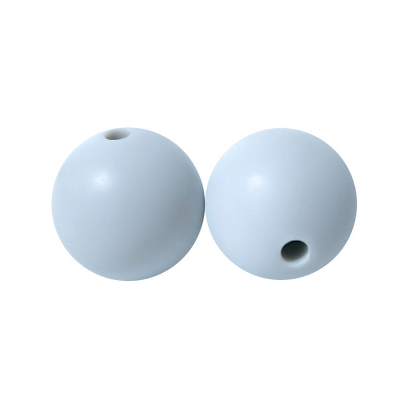 100 12mm Round Silicone Beads