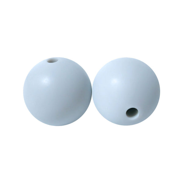 100 12mm Round Silicone Beads