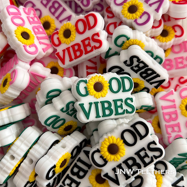 Good Vibes Silicone Focal Beads