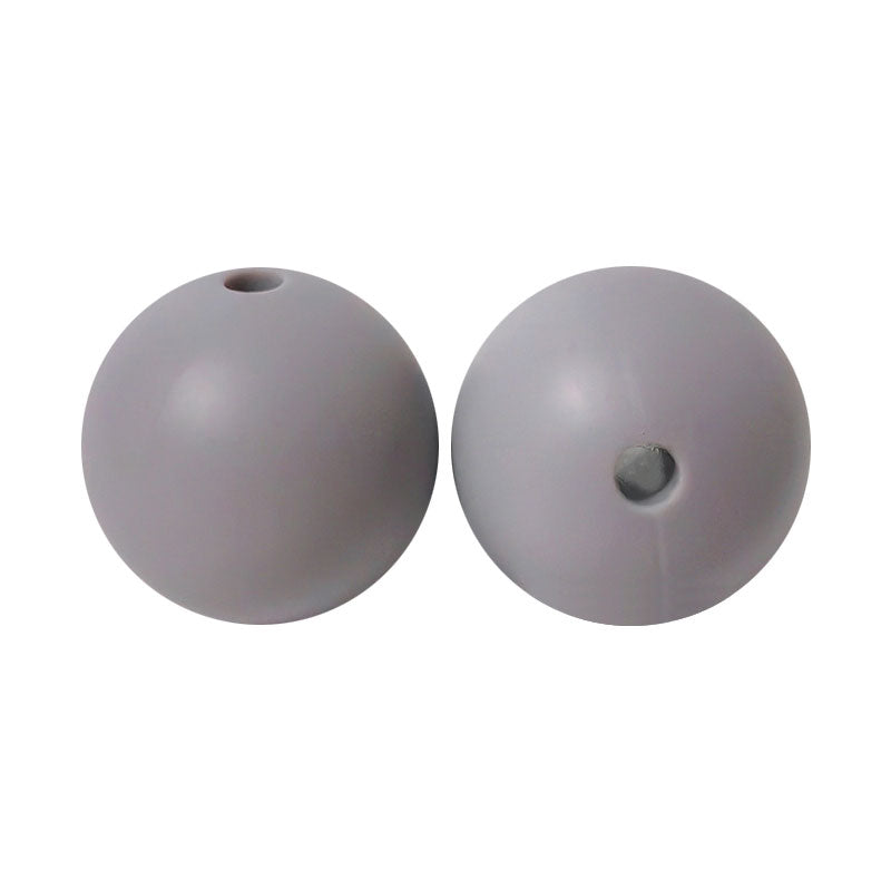 100 12mm Round Silicone Beads