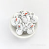 Snowman Silicone Focal Bead