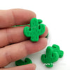 Pack 5 Cactus Silicone Solid Beads