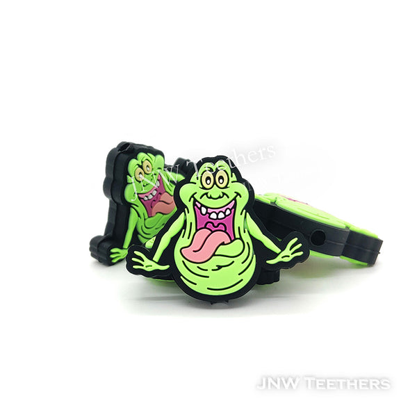 Big tongue green monster Silicone Focal Beads