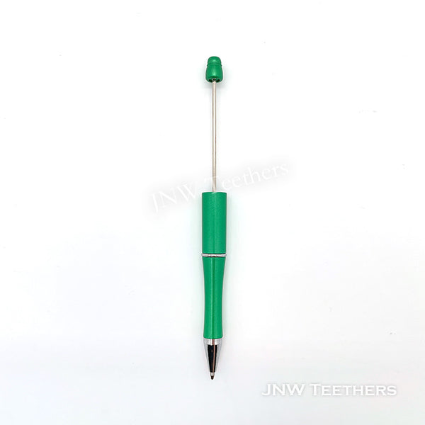 Pack 20 Plastic Beadable Pens DIY Bead Ballpoint Pens - Pattern A