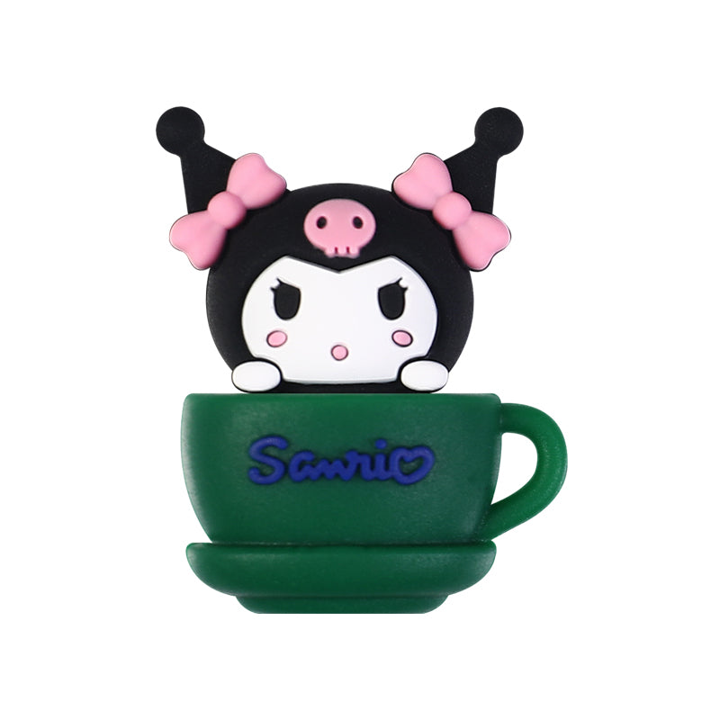HX2615 Character in a green cup  focal beads