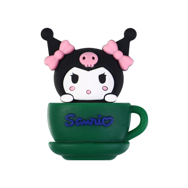 HX2615 Character in a green cup  focal beads