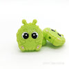 Hairball silicone focal beads Chartreuse