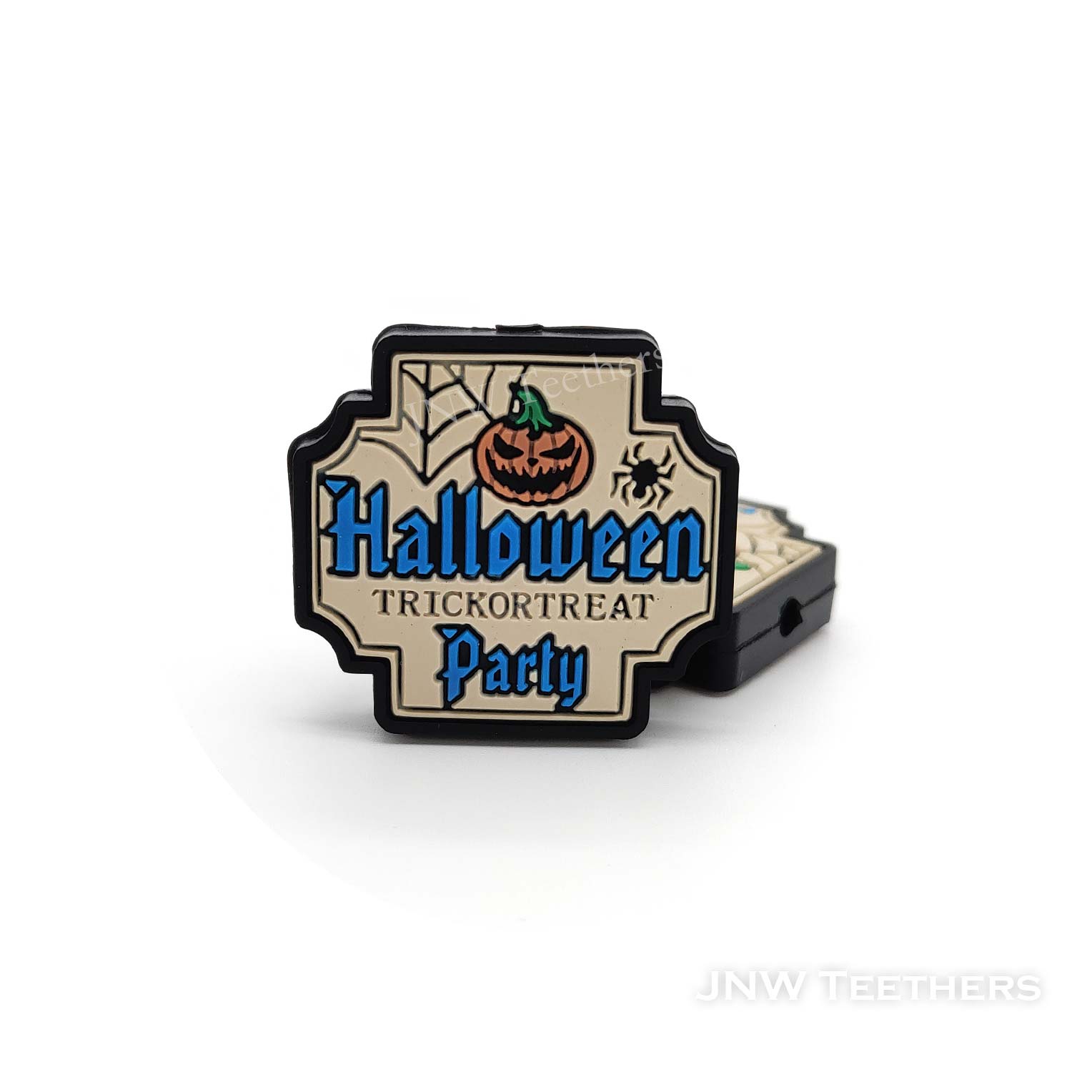 Halloween party pumpkin silicone focal beads
