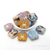 Hedgehog in Indian Headdress Silicone Focal Beads