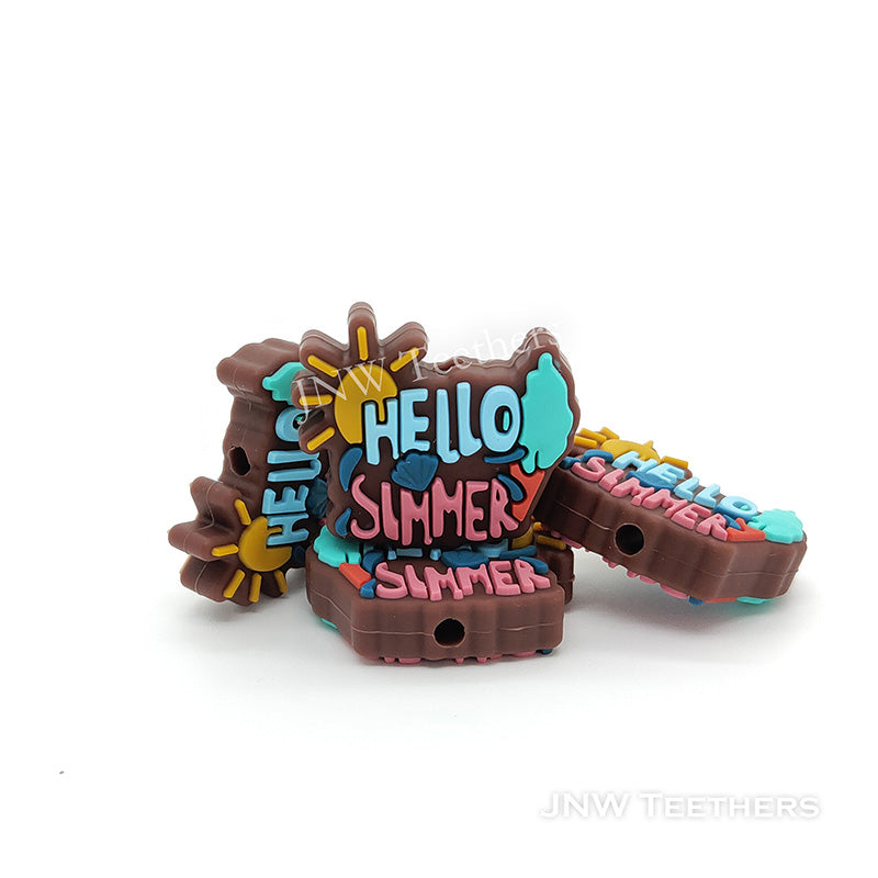 Hello Summer Silicone Focal Beads