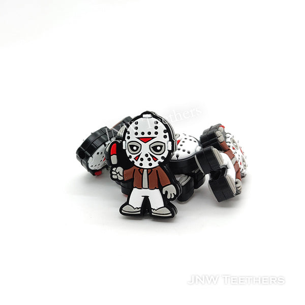 Halloween Horror Movies Character Jason Silicone Focal Beads