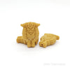 Highland cow silicone beads Mustard