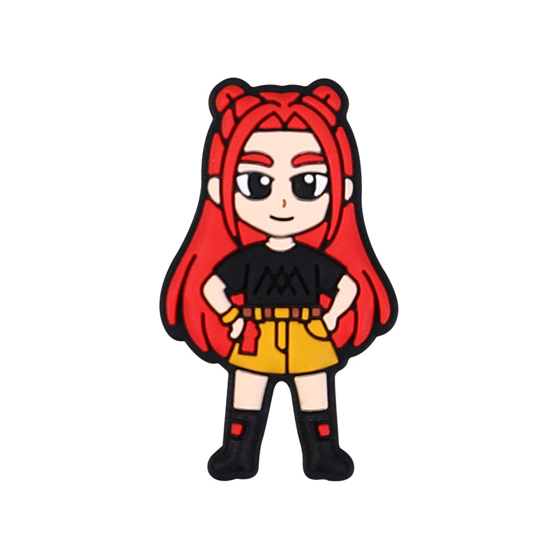 Girl group Silicone Focal Beads