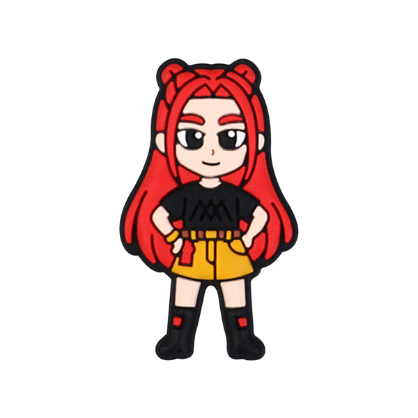 Girl group Silicone Focal Beads