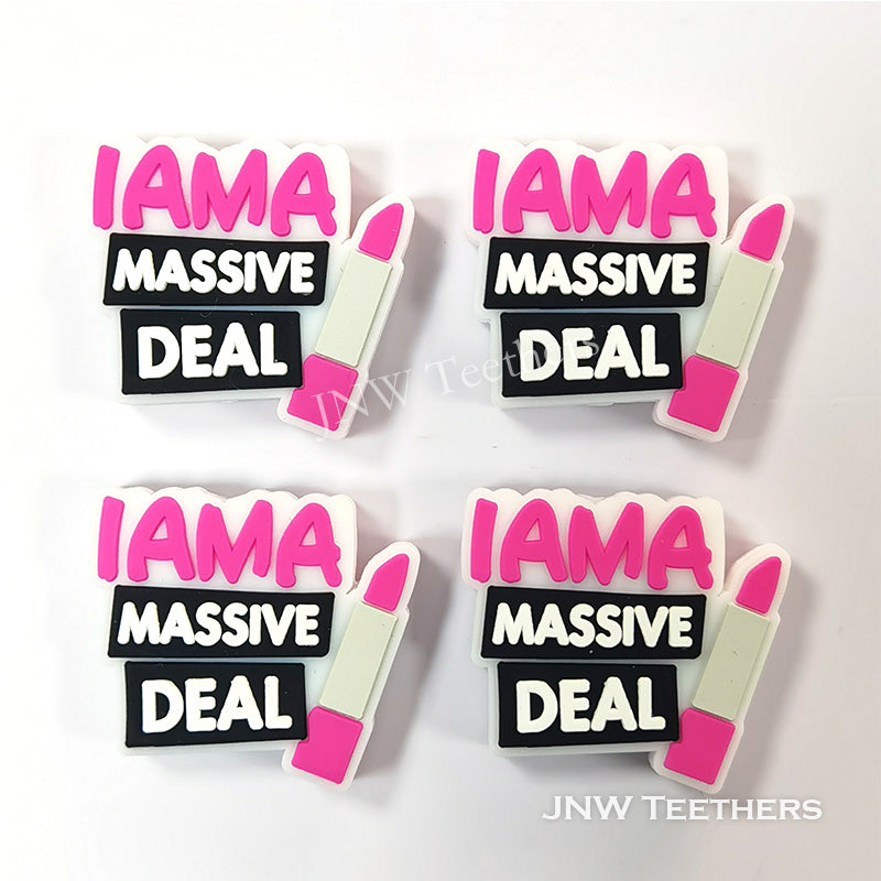 I am a massive deal lipstick silicone focal beads