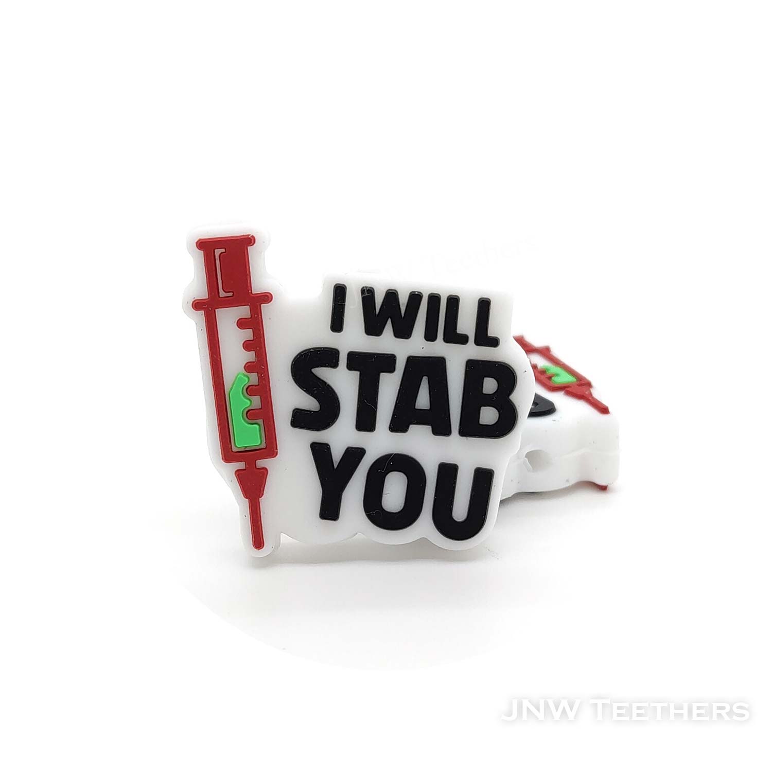I will stab you syringe silicone focal beads