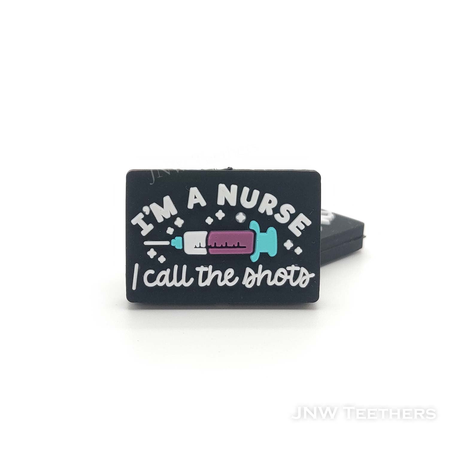 I am nurse I call the shots syringe silicone focal beads