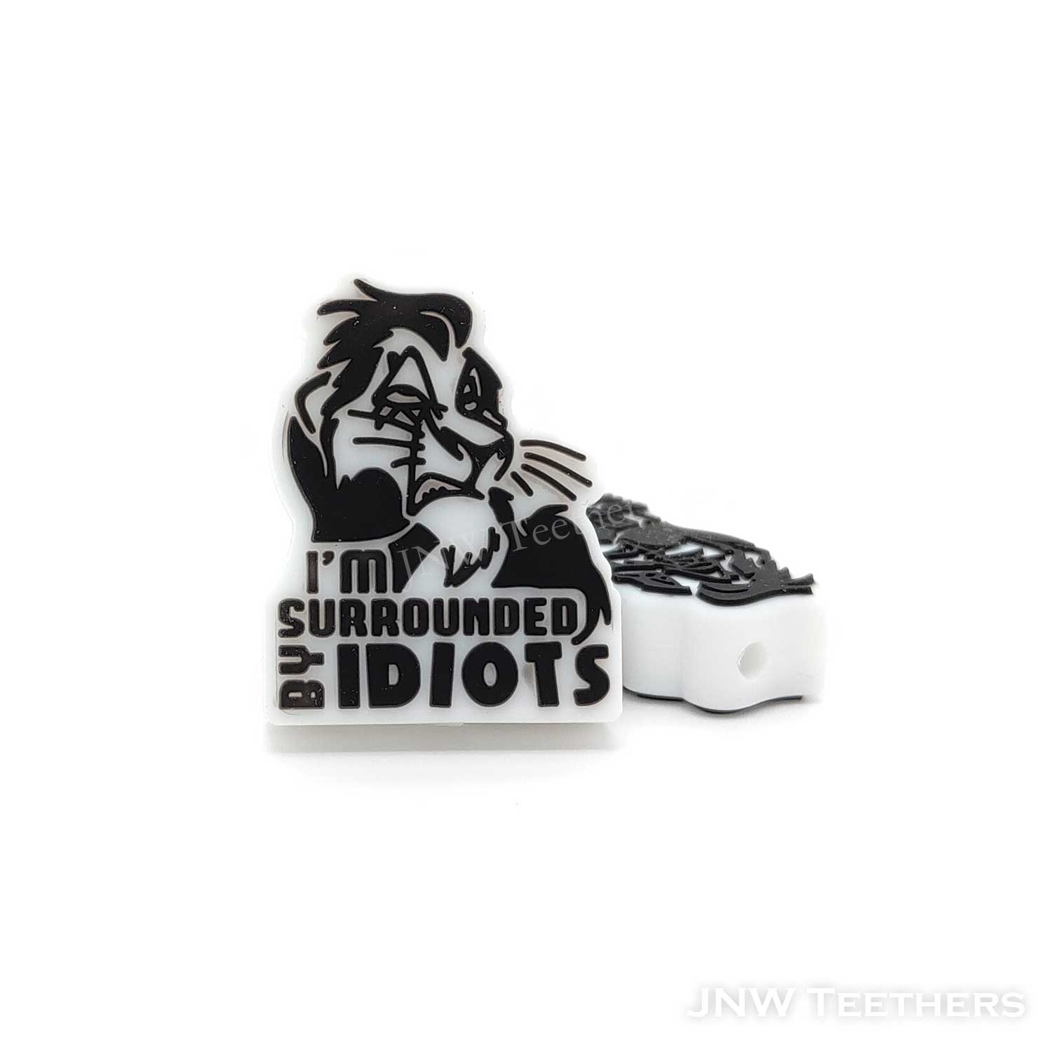 I'm Surrounded by Idiots silicone figure beads