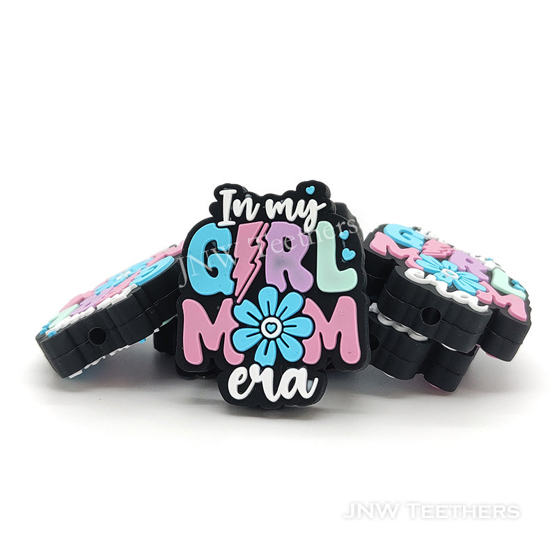 In my girl mom era silicone focal beads